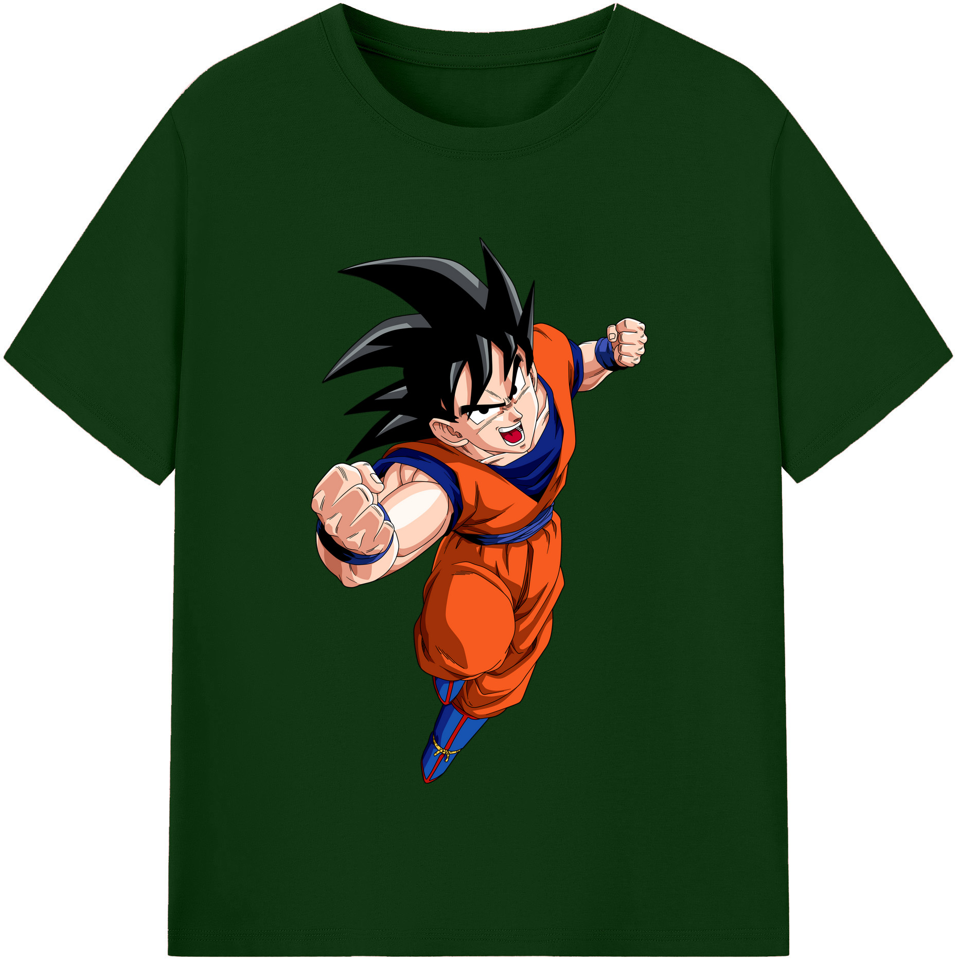 （画像用） ドラゴンボール 孫悟空（そん ごくう）Son Goku カカロット DRAGON BALL Kakarotto 綿100％半袖Tシャツ（フロントプリント）